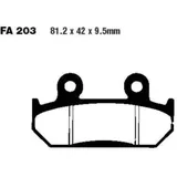 Bremsbeläge Bremsklotz Standard EBC FA203