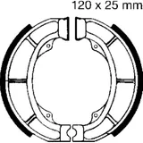 Brake shoes inc springs ebc S624