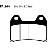 Brake pads sintered hh ebc FA244HH