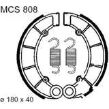 Brake shoes inc springs trw MCS808