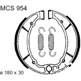 Brake shoes inc springs trw MCS954