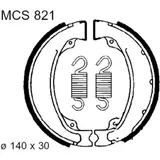 Brake shoes inc springs trw MCS821