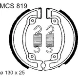 Brake shoes inc springs trw MCS819