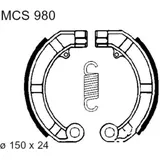 Brake shoes exc springs trw MCS980