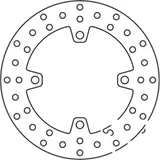 Brake disc trw lucas MST245