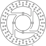 Brake disc trw lucas MST364