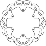 Brake disc rac trw