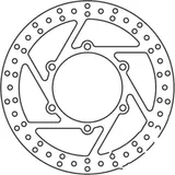 Brake disc trw lucas MST230