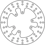 Bremsscheibe starr TRW MST349