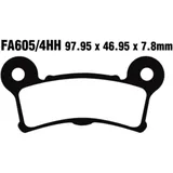 Brake Pad Semi-Sinter V EBC for Cruiser and Touring Bikes 7320102