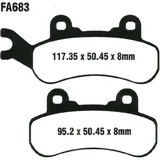 Bremsklotz Standard EBC passend für: CAN - AM Outlander 7370183