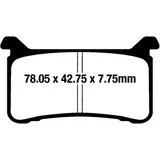 Brake pads sint gpfax EBC gpfax700hh alternative: 7870178 for: Honda CB, CMX, VFR