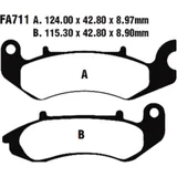 Brake pads standard EBC for: Benelli TNT, Lexmoto Tempest