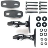 MAGAZI Verkleidungsspiegeladapter Mengeneinheit Paar - schwarz für: HONDA Integra 750 RC71, CBR900RR SC50 KAWASAKI Ninja 125 BX125A MAGAZI Verkleidungsspiegeladapter Mengeneinheit Paar - schwarz für: HONDA Integra 750 RC71, CBR900RR SC50 KAWASAKI Ninja 125 BX125A