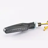 LED-indicator RC-30 left/right - black for: HONDA CBR650F RC96, NC700X RC63 KAWASAKI Ninja 125 BX125A, ER-6n ER650A HUSQVARNA Vitpile