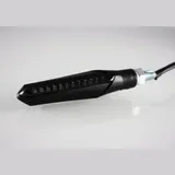 sequential LED-indicator RC-40 left/right - black for: HONDA NC700X RC63, NC700S RC61 HUSQVARNA Vitpilen 401 HQV401, Svartpilen 701 H