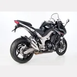 Pro 2 slip on exhaust - silver for: KAWASAKI Z1000 SX ZXT00G, Z1000 ZRT00H