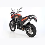 Rac 1 Slip on Ersatzdämpfer - silber Auspuff für: BMW F 650 GS E8GS, F 800 GS E8GS