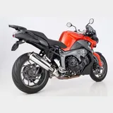 Rac 1 slip on exhaust - silver for: BMW K 1300 R K12R, K 1300 S K12S