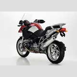 Rac 1 slip on exhaust - silver for: BMW R 1200 GS Adventure R12, R 1200 GS R12