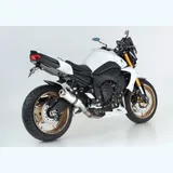 Supersport Slip on Ersatzdämpfer Super Short - silber Auspuff für: YAMAHA FZ8 Fazer RN25, FZ8 RN25