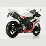 Track 1000 Slip on Ersatzdämpfer Auspuff für: YAMAHA YZF-R1 RN19