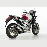 Supersport slip on exhaust super short - silver for: SUZUKI Gladius 650 WVCX Supersport slip on exhaust super short - silver for: SUZUKI Gladius 650 WVCX