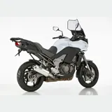 Rac 1 Slip on Ersatzdämpfer - silber Auspuff für: KAWASAKI Versys 1000 LZT00A, Versys 1000 LZT00B Rac 1 Slip on Ersatzdämpfer - silber Auspuff für: KAWASAKI Versys 1000 LZT00A, Versys 1000 LZT00B