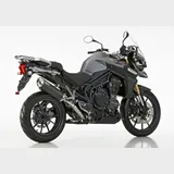 DSX-5 Slip on Ersatzdämpfer - schwarz Auspuff für: TRIUMPH Tiger 1200 Explorer V13VG, Tiger 1200 Explorer XC V13VG