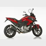DSX-5 slip on exhaust - black for: HONDA NC750S RC88, NC750X RC90