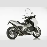 DSX-5 slip on exhaust - black for: HONDA Integra 750 RC89