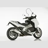 Rac 1 slip on exhaust - silver for: HONDA Integra 750 RC89
