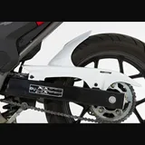 Rear hugger - black for: HONDA NC700S RC61, NC750S RC70