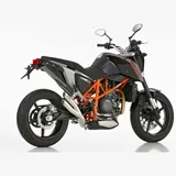 Pro 2 Slip on Ersatzdämpfer - silber Auspuff für: KTM 690 Duke KTM 690 Duke, 690 Duke R KTM 690 Duke