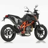 DSX-7 Slip on Ersatzdämpfer Super Short - schwarz-matt Auspuff für: KTM 690 Duke KTM 690 Duke, 690 Duke R KTM 690 Duke