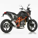 DSX-5 Slip on Ersatzdämpfer Super Short - silber Auspuff für: KTM 690 Duke KTM 690 Duke, 690 Duke R KTM 690 Duke