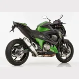 Supersport slip on exhaust - silver for: KAWASAKI Z800e ZR800C/D