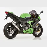 SP Slip on Ersatzdämpfer Super Short - silber Auspuff für: KAWASAKI ZX-6R ZX636E