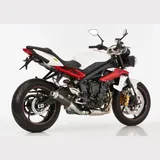 Supersport Slip on Ersatzdämpfer Super Short Auspuff für: TRIUMPH Street Triple RX L67LR, Street Triple L67LR