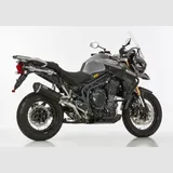 DSX-10 slip on exhaust - matt black for: TRIUMPH Tiger 1200 Explorer V13VG, Tiger 1200 Explorer XC V13VG