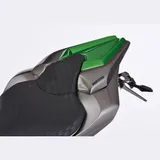 Seat cover - grey/green for: KAWASAKI Z1000 ZRT00F