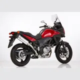 DSX-5 complete exhaust system - silver for: SUZUKI DL 650 V-Strom C7, DL 650 V-Strom XT C7
