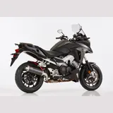 Rac 1 Slip on Ersatzdämpfer Auspuff für: HONDA VFR800X Crossrunner RC94, VFR800F RC93