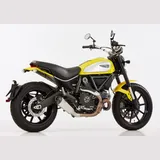 DSX-7 slip on exhaust super short - silver for: DUCATI Scrambler Icon K1, Scrambler Classic K1