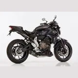Street GP Komplettanlage Super Short Auspuff für: YAMAHA MT-07 Motocage RM04, MT-07 RM04