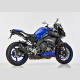 DSX-7 slip on exhaust super short - matt black for: YAMAHA MT-10 RN45, MT-10 SP RN45