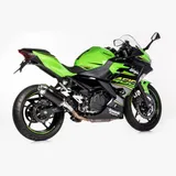 DSX-5 Slip on Ersatzdämpfer Super Short - schwarz Auspuff für: KAWASAKI Ninja 400 EX400G, Z400 ER400D
