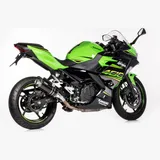 Supersport slip on exhaust super short - black for: KAWASAKI Ninja 400 EX400G, Z400 ER400D