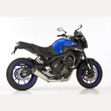 DSX-7 Komplettanlage - silber Auspuff für: YAMAHA MT-09 Sport Tracker RN29, MT-09 RN29