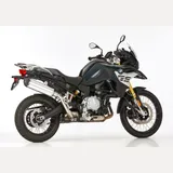 DSX-5 Slip on Ersatzdämpfer - silber Auspuff für: BMW F 850 GS Adventure 4G85, F 750 GS 4G85